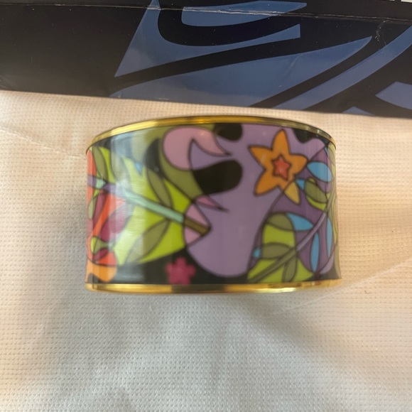 Authentic Frey Wille enamel and 24k bracelet - Picture 2 of 5